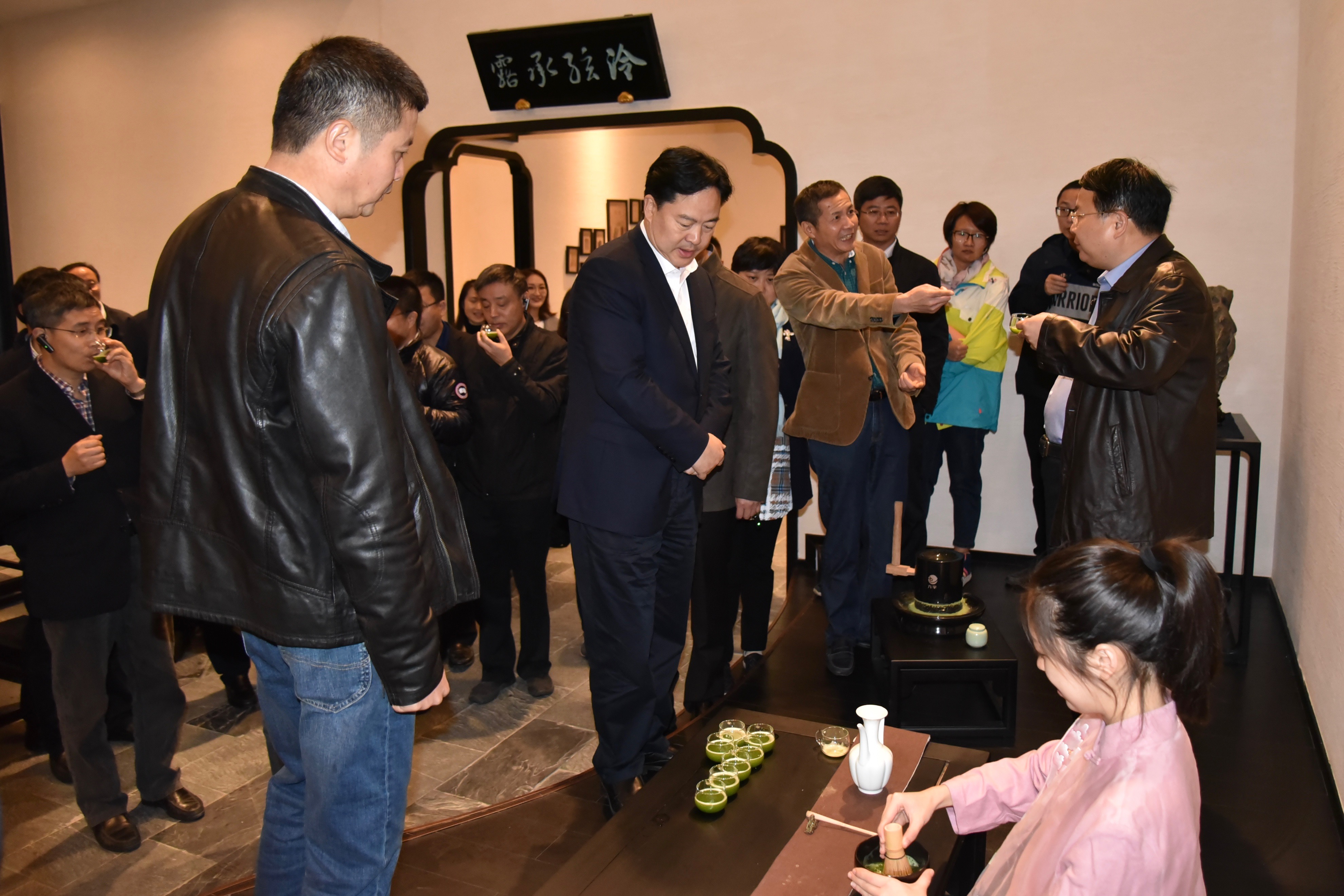 江阴市委书记陈金虎一行考察雷火体育（中国）国际平台,雷火 SPORTS特种茶中心
