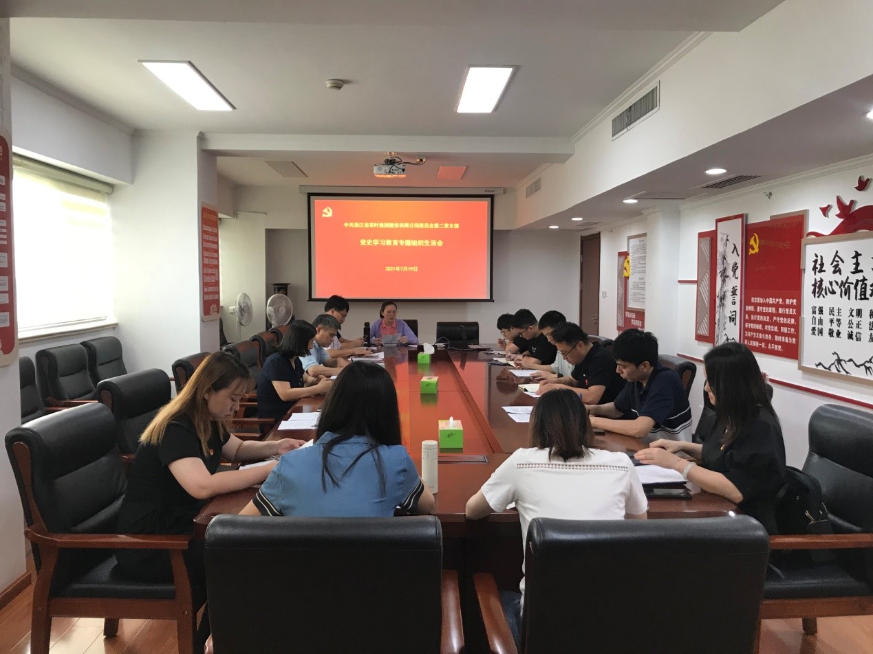 雷火体育（中国）国际平台,雷火 SPORTS第二党支部召开党史学习教育专题组织生活会